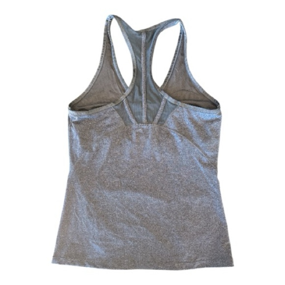 ALO Yoga Mesh Tank in Gray - Picture 2 of 6